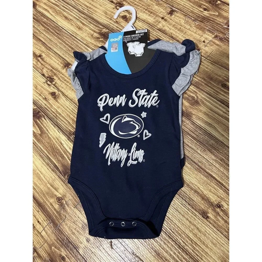 NWT Gen 2 Penn State Nittany Lions 2pc Creeper Set